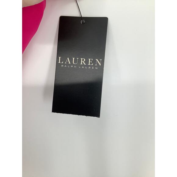 Lauren Ralph Lauren Women's 12 Pink Beach Club Solids Ring OTS Swimsuit L12-7 - Picture 7 of 9